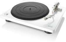 Denon DP400, white turntable